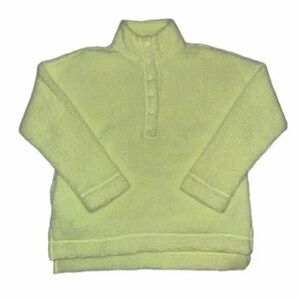 aerie Cloud Sherpa Oversized Fleece Pullover Sweater